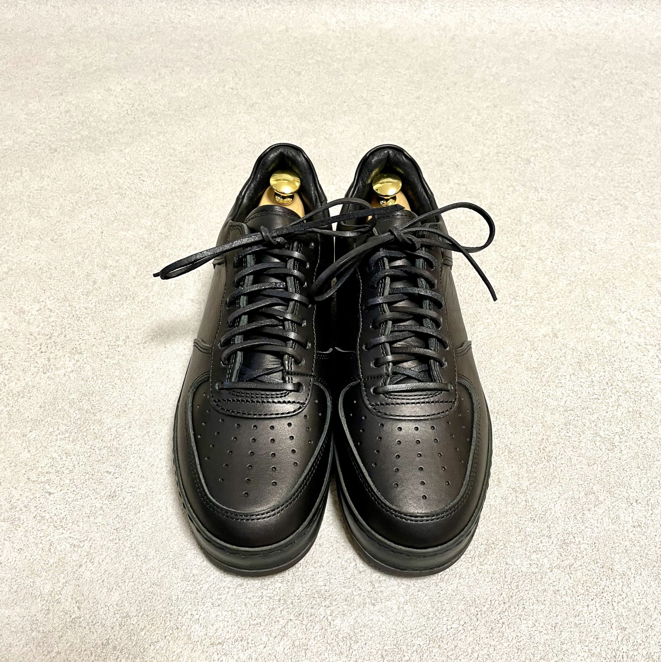 Hender Scheme エンダースキーマ homage leather sneakers オマージュレザーハイカットスニーカー AF1型 ブラウン